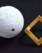 3D Printed Moon Lamp – Personalized with Photo & Text – Custom Moon Light Gift with Touch Sensor & Wooden Stand – USB Rechargeable Night Light for Birthday, Anniversary, Valentine’s Day