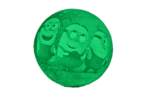 Minions moon lamp