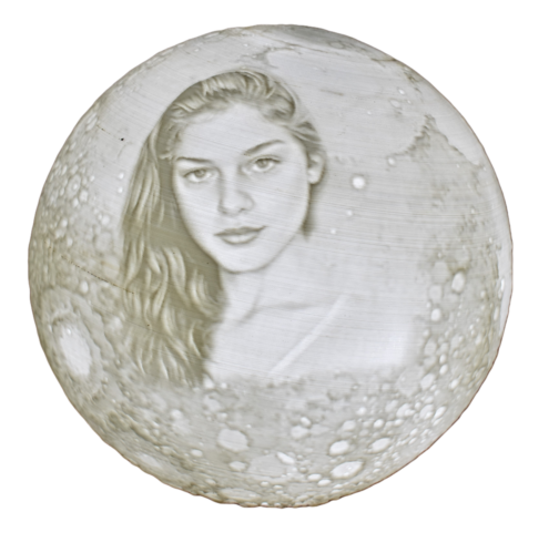 Moon Lamp - Customized with photo