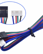 Stepper Motor Cable – XH2.54 6-Pin Female to Dupont 4-Pin Female Connector – 500mm Terminal Line for 3D Printer & CNC Motors – Stepper Motor Wiring Harness for NEMA17/23