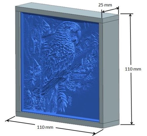 Colour Lithophane - Customize with your own Photo and Text - Image 3