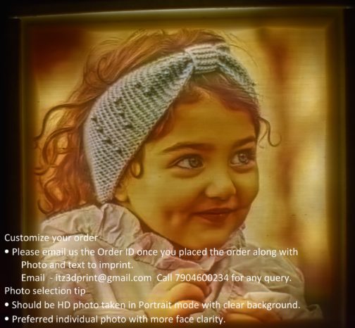 Colour Lithophane - Customize with your own Photo and Text - Image 8