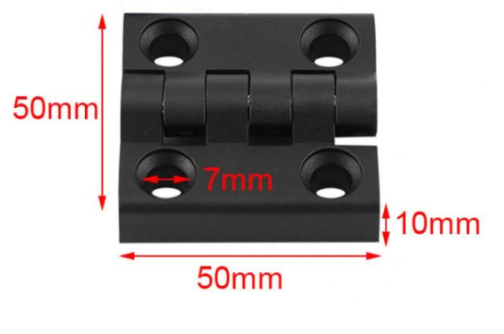 Nylon Plastic Hinge 50 x 50 x 10mm - Image 2