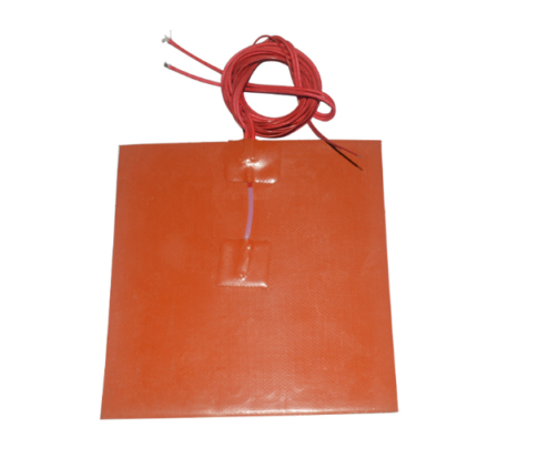 24V 350W 300 x 300 mm Silicone heating pad - Image 2