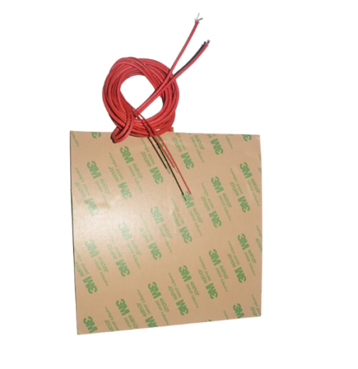 24V 350W 300 x 300 mm Silicone heating pad - Image 3