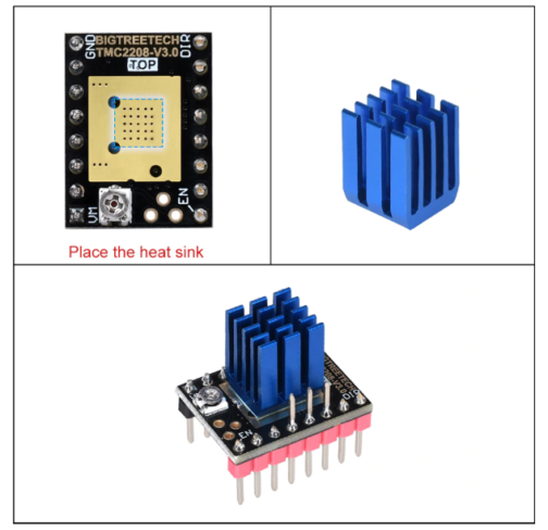 TMC2208 V3.0 Stepper Motor Step Stick Driver/Step/Dir, UART for SKR, MKS GEN, Ramps 1.4 3D Printer Control Board - Image 2