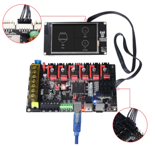 TFT35 V2.0 Touch Screen for 3D Printer/Smart Controller Wifi Compatible/3D Printer TFT 3.5 Inch Screen Display Compatible with Motherboard SKR V1.3 V1.1/SKR PRO/MKS Gen - Image 5