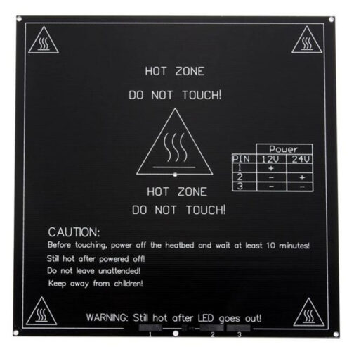 MK3 Heatbed Aluminium 3D printer heated bed 3D printing platform hot bed size 220mm 220mm 3mm - Image 5